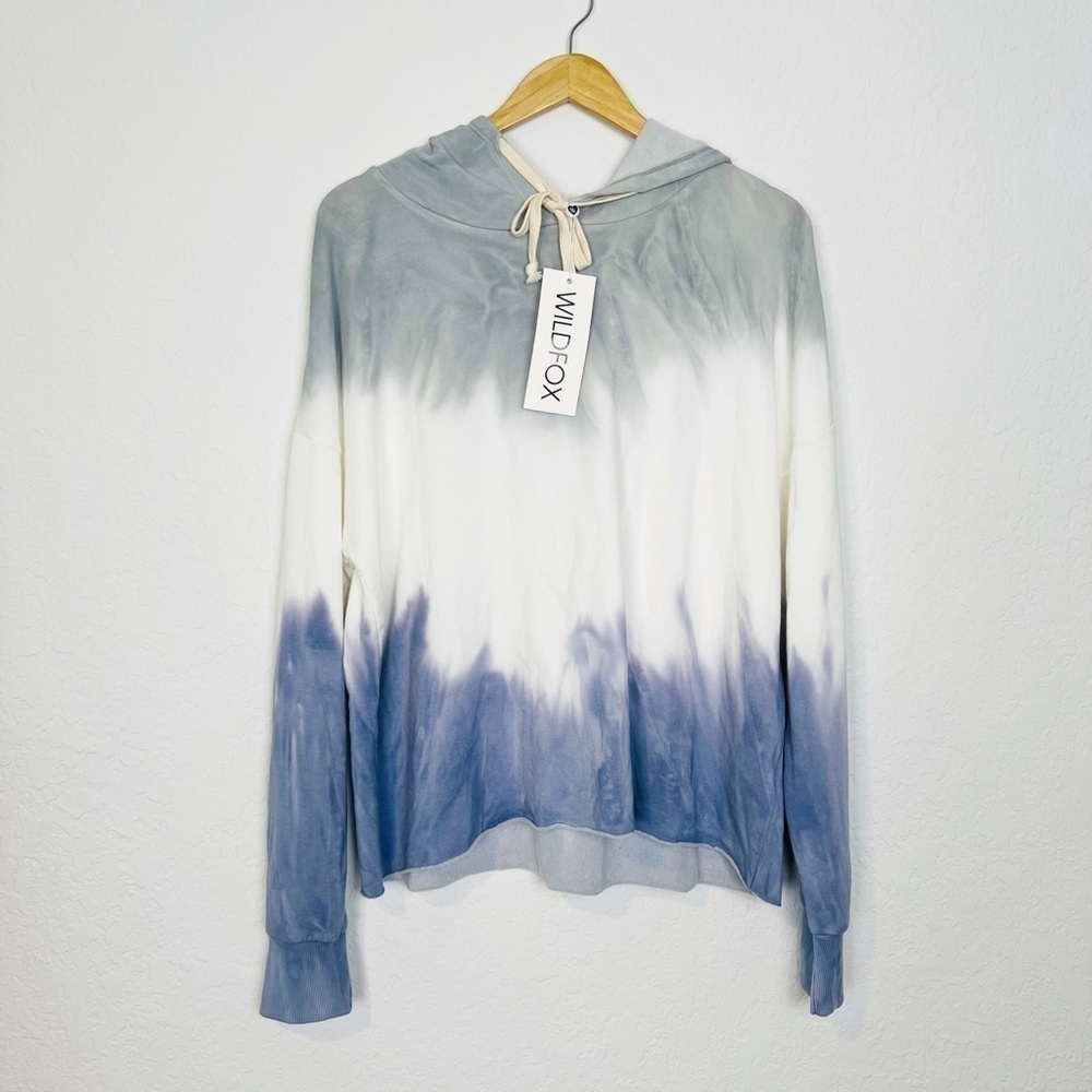 Wildfox Raw Hem Crop Hoodie - Picture 3 of 10
